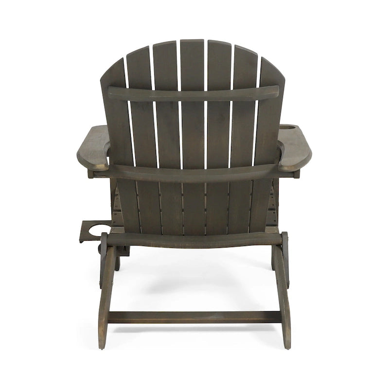 Chaises Adirondack pliantes Bellwood Outdoor en bois d'acacia (lot de 2) par Christopher Knight Home