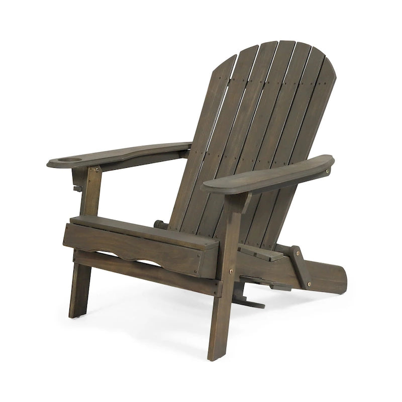 Chaises Adirondack pliantes Bellwood Outdoor en bois d'acacia (lot de 2) par Christopher Knight Home