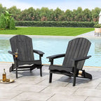 Chaises Adirondack pliantes Bellwood Outdoor en bois d'acacia (lot de 2) par Christopher Knight Home