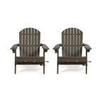 Chaises Adirondack pliantes Bellwood Outdoor en bois d'acacia (lot de 2) par Christopher Knight Home