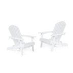Chaises Adirondack pliantes Bellwood Outdoor en bois d'acacia (lot de 2) par Christopher Knight Home