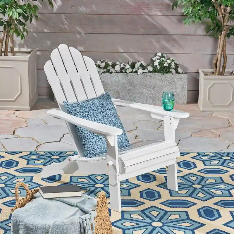 Chaise Adirondack pliante Hollywood en acacia par Christopher Knight Home