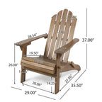 Chaise Adirondack pliante Hollywood en acacia par Christopher Knight Home