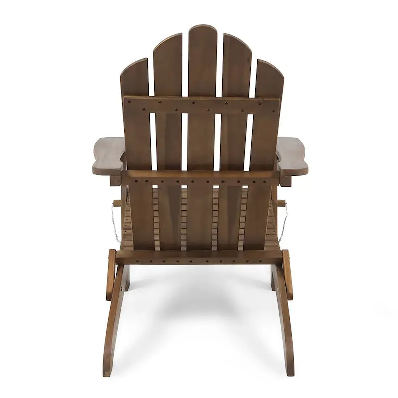 Chaise Adirondack pliante Hollywood en acacia par Christopher Knight Home