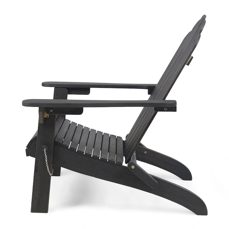 Chaise Adirondack pliante Hollywood en acacia par Christopher Knight Home