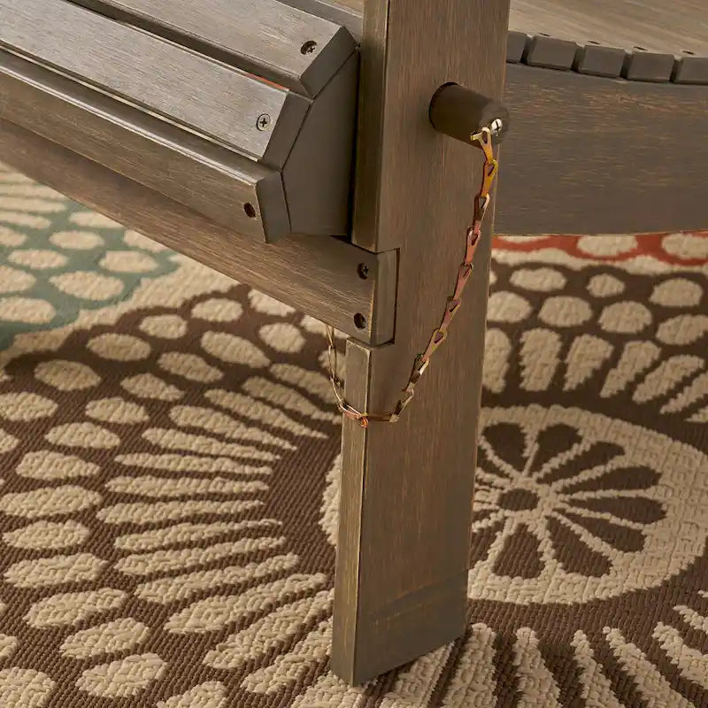 Chaise Adirondack pliante Hollywood en acacia par Christopher Knight Home