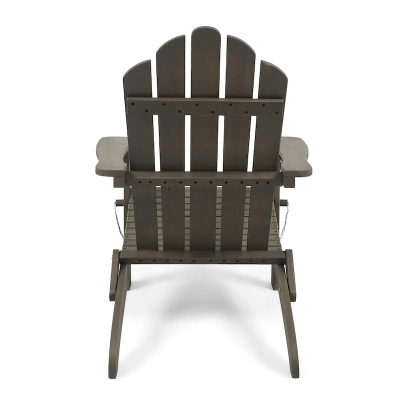 Chaise Adirondack pliante Hollywood en acacia par Christopher Knight Home