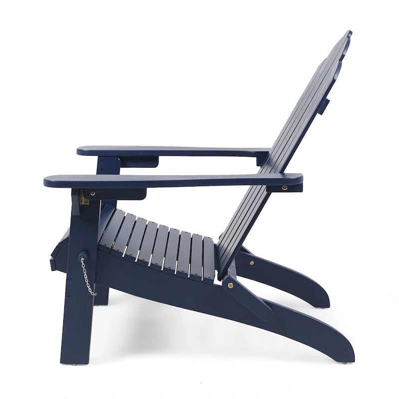 Chaise Adirondack pliante Hollywood en acacia par Christopher Knight Home
