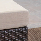 Set divano componibile da esterno a 5 posti in vimini Santa Rosa di Christopher Knight Home