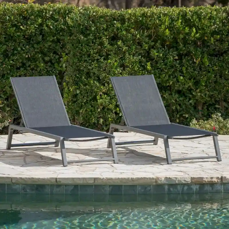 Lettino prendisole in rete Myers (set da 2) di Christopher Knight Home