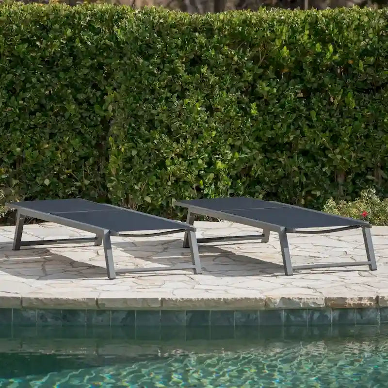 Lettino prendisole in rete Myers (set da 2) di Christopher Knight Home