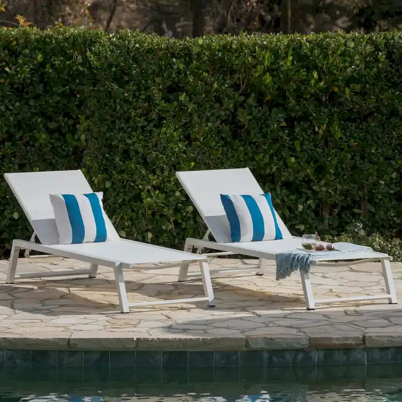 Lettino prendisole in rete Myers (set da 2) di Christopher Knight Home