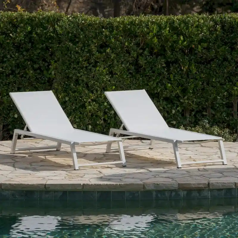 Lettino prendisole in rete Myers (set da 2) di Christopher Knight Home