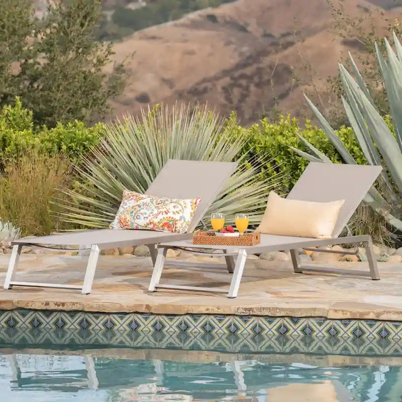 Lettino prendisole in rete Myers (set da 2) di Christopher Knight Home
