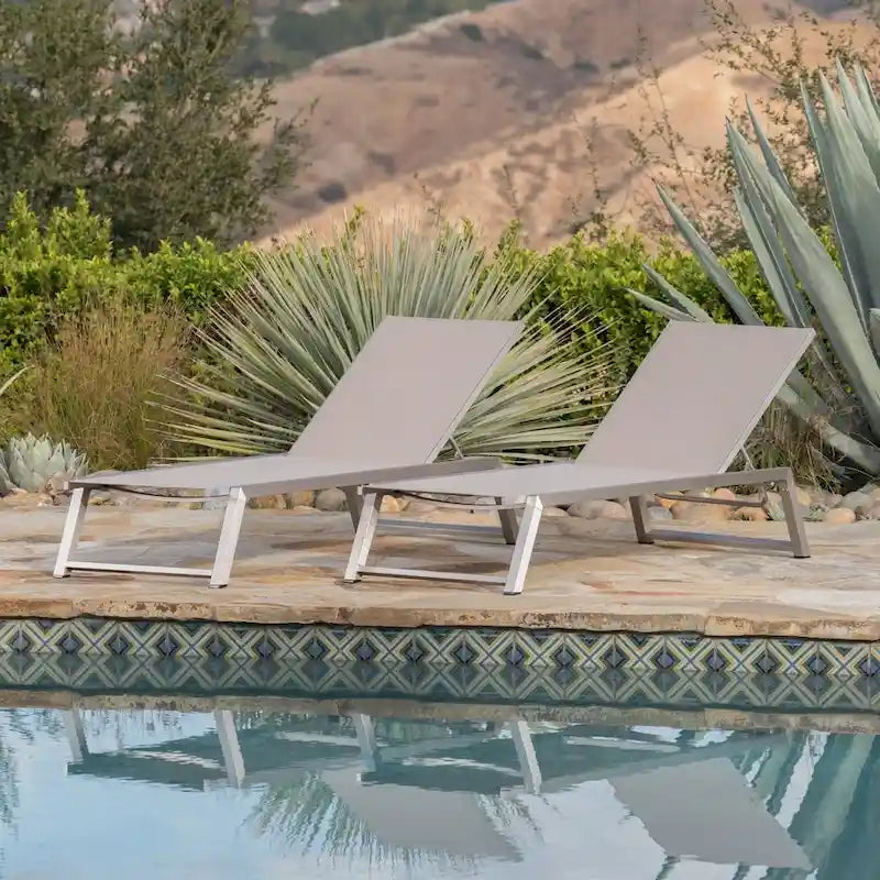 Lettino prendisole in rete Myers (set da 2) di Christopher Knight Home