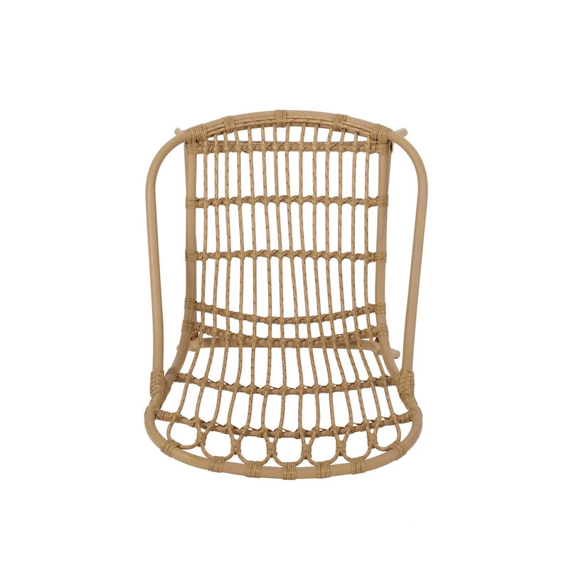 Chaises d'appoint d'extérieur en osier Harlem par Christopher Knight Home