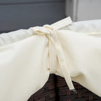 Outsunny Set 4 Pezzi con Cuscini per Esterno, Divano Rotondo in Rattan O Lettino a Semicerchio con Baldacchino