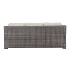 Divano in Rattan Jarrow, Marrone/Grigio