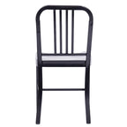 Lot de 2 chaises d'intérieur/extérieur en métal industriel