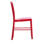 Lot de 2 chaises d'intérieur/extérieur en métal industriel