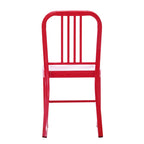 Lot de 2 chaises d'intérieur/extérieur en métal industriel