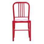 Lot de 2 chaises d'intérieur/extérieur en métal industriel