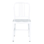 Lot de 2 chaises d'intérieur/extérieur en métal industriel