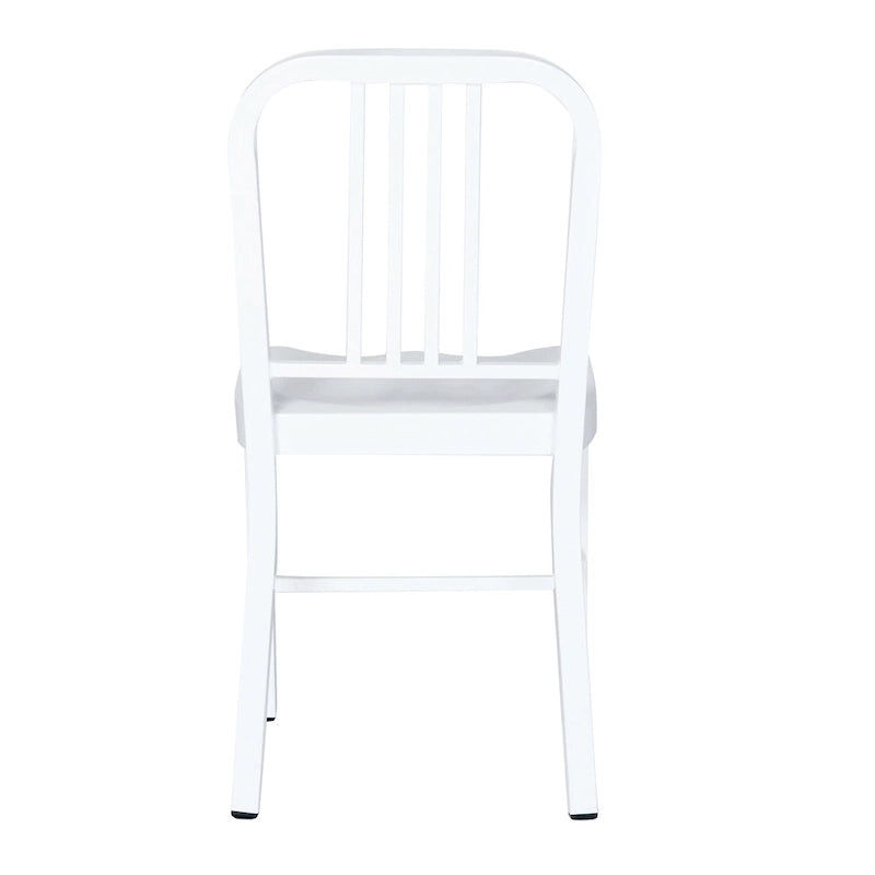Lot de 2 chaises d'intérieur/extérieur en métal industriel