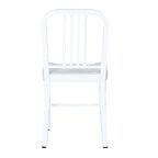 Lot de 2 chaises d'intérieur/extérieur en métal industriel