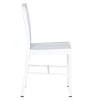 Lot de 2 chaises d'intérieur/extérieur en métal industriel