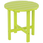 Polytrends Altura Chaise longue inclinable sans accoudoirs en polyéthylène écologique toutes saisons avec table d'appoint (ensemble de 3 pièces)