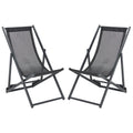 SAFAVIEH Sedie a sdraio da esterno Malaya, set da 2 – 36 L x 22 P x 30 H – 36Lx22Px30H