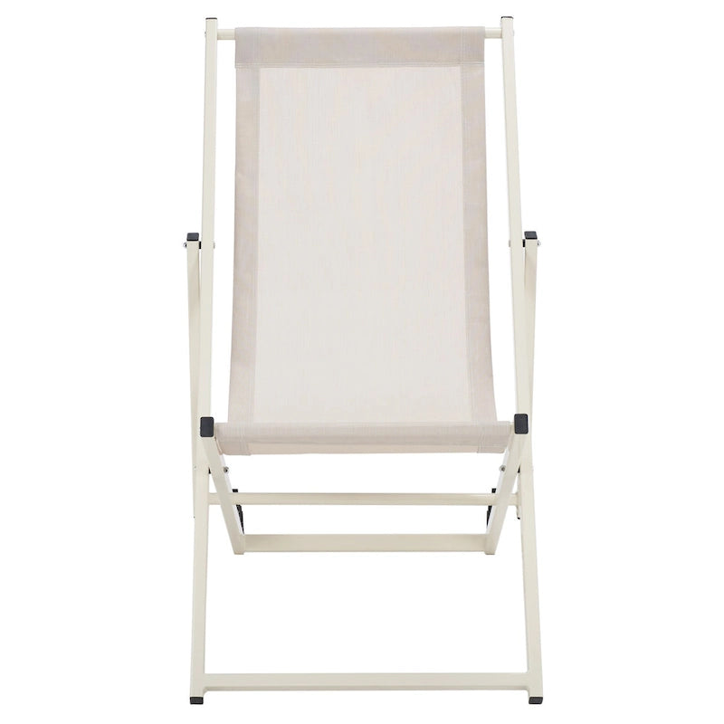 SAFAVIEH Sedie a sdraio da esterno Malaya, set da 2 – 36 L x 22 P x 30 H – 36Lx22Px30H