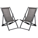 SAFAVIEH Sedie a sdraio da esterno Malaya, set da 2 – 36 L x 22 P x 30 H – 36Lx22Px30H