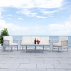 Ensemble de mobilier de jardin 5 pièces Galilea de SAFAVIEH - 27L x 33P x 69H