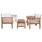 Ensemble de mobilier de jardin 5 pièces Galilea de SAFAVIEH - 27L x 33P x 69H