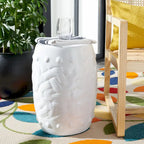 SAFAVIEH Finchen Indoor/ Outdoor Ivory Ceramic Decorative Garden Stool