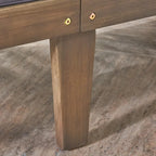 Lettini prendisole da esterno imbottiti in acacia Ariana (set da 2) di Christopher Knight Home