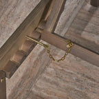 Lettini prendisole da esterno imbottiti in acacia Ariana (set da 2) di Christopher Knight Home