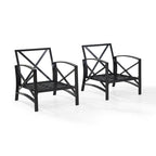 Ensemble de 2 chaises d'extérieur Crosley Kaplan - 72 L x 30,5 P x 32 H