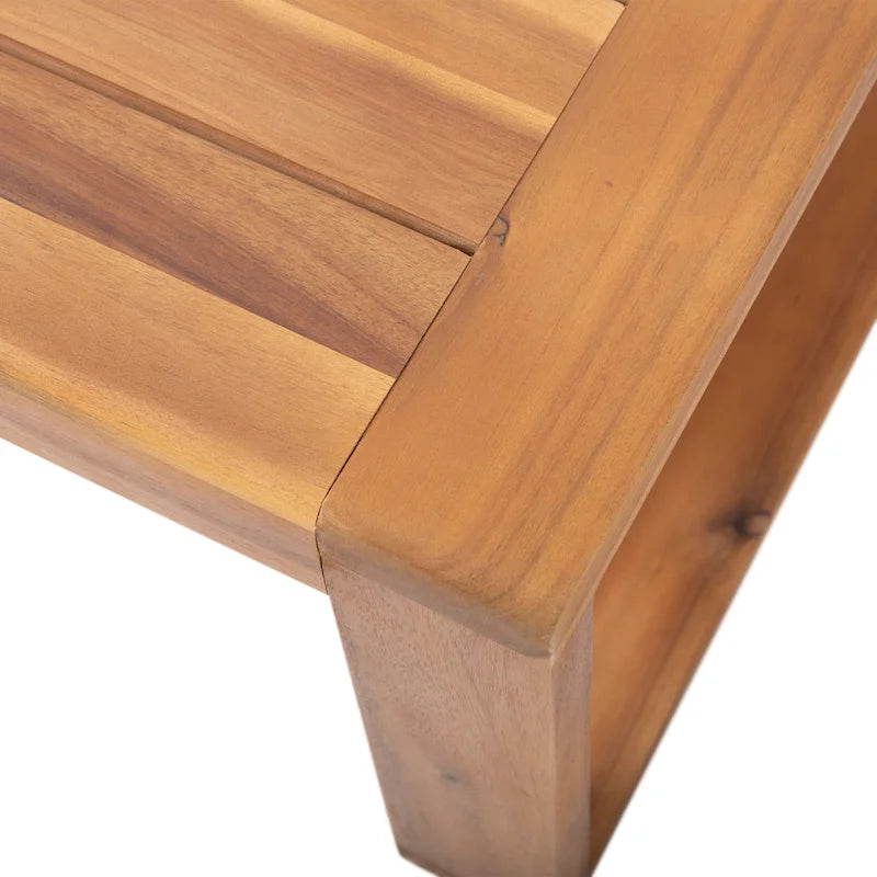 Set divano a due posti da esterni Paloma in legno di acacia di Christopher Knight Home