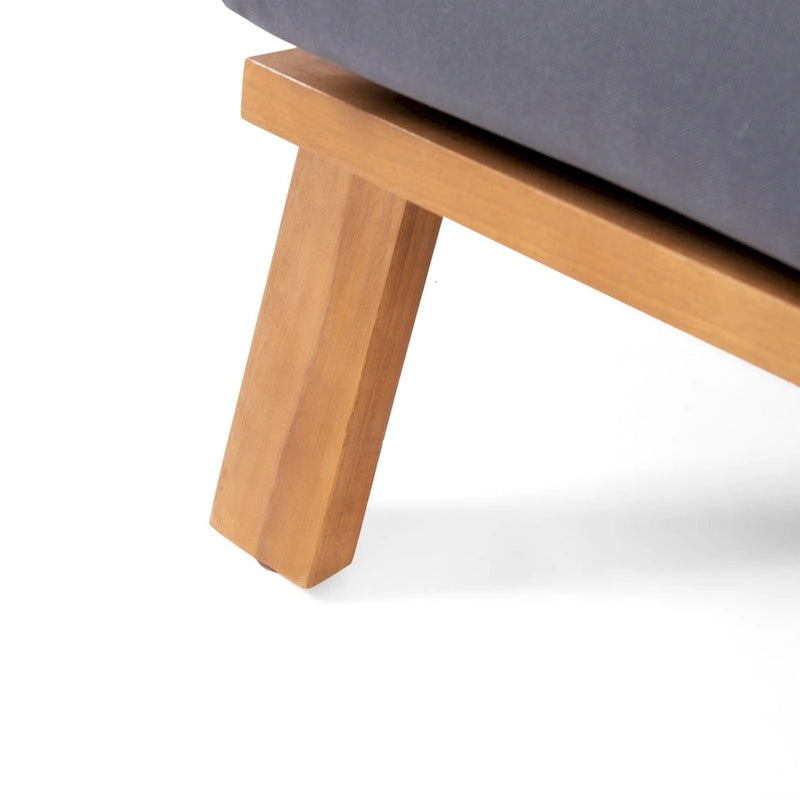 Set divano a due posti da esterni Paloma in legno di acacia di Christopher Knight Home