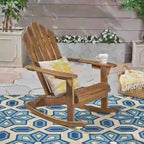 Sedia a dondolo Hollywood Outdoor Adirondack in acacia di Christopher Knight Home