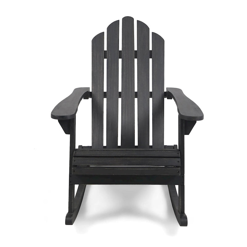 Sedia a dondolo Hollywood Outdoor Adirondack in acacia di Christopher Knight Home