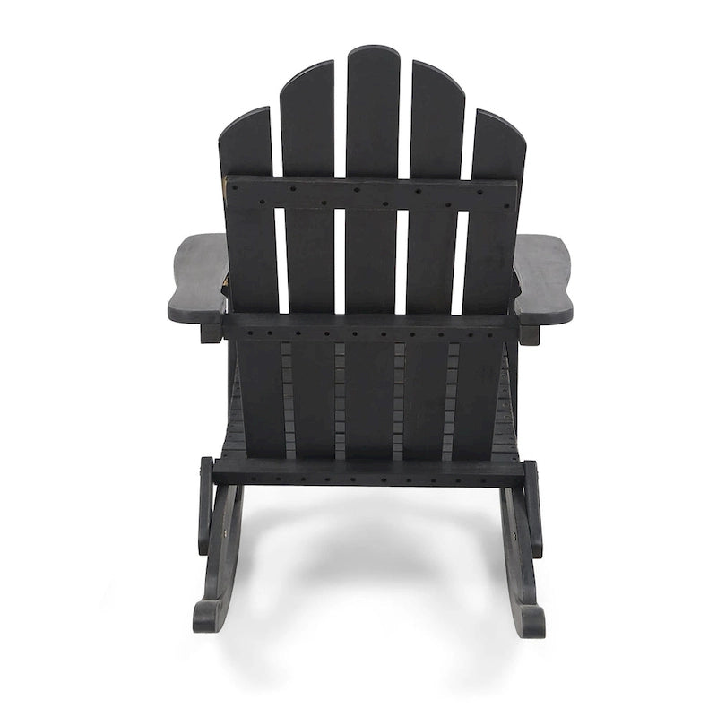 Sedia a dondolo Hollywood Outdoor Adirondack in acacia di Christopher Knight Home
