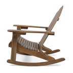 Sedia a dondolo Hollywood Outdoor Adirondack in acacia di Christopher Knight Home
