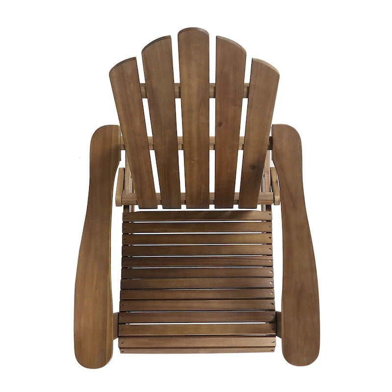 Sedia a dondolo Hollywood Outdoor Adirondack in acacia di Christopher Knight Home