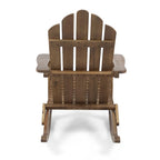 Sedia a dondolo Hollywood Outdoor Adirondack in acacia di Christopher Knight Home