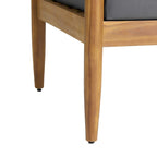 Poltrona Magnolia da esterno in legno di acacia (set da 2) di Christopher Knight Home