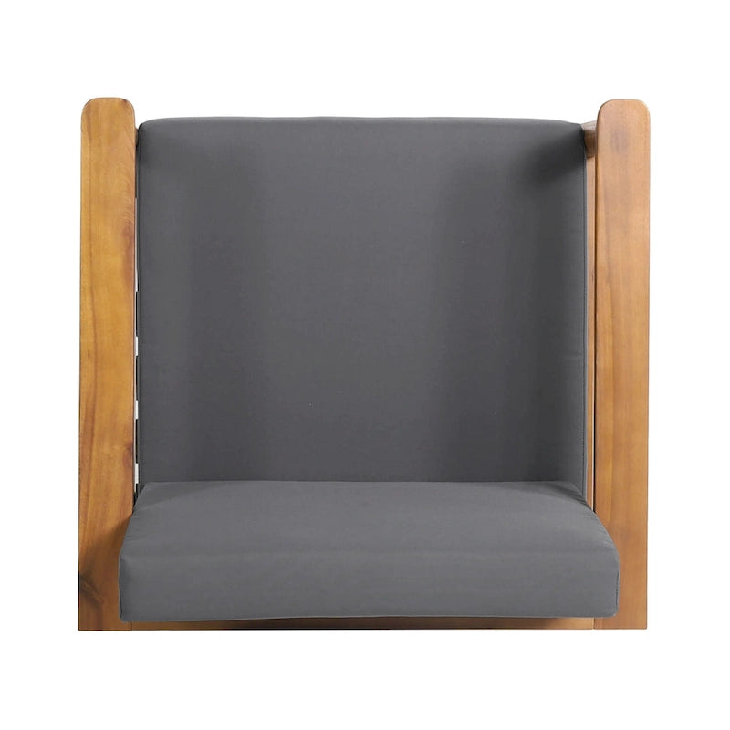 Poltrona Magnolia da esterno in legno di acacia (set da 2) di Christopher Knight Home